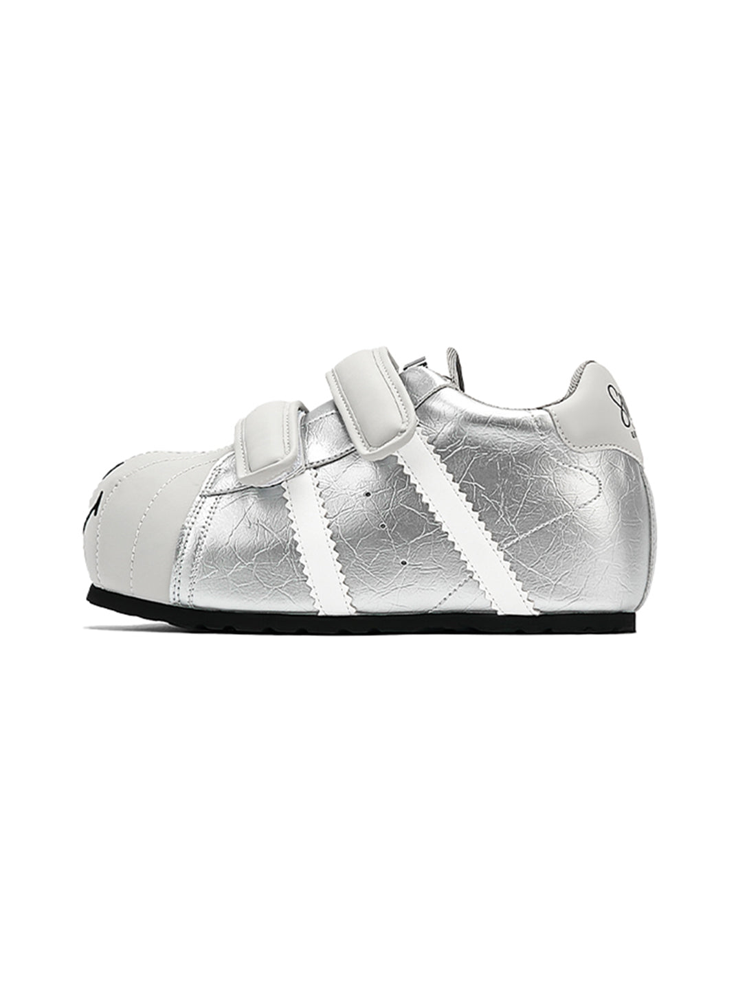SMILEY | Shell Toe Chunky Velcro Shoes-Silver - PSYLOS 1, SMILEY | Shell Toe Chunky Velcro Shoes-Silver, Casual Sneakers, SMILEY, PSYLOS 1